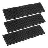 Tapete Barmat Porta Copos Talher Cozinha 38x10cm 3 Unidades