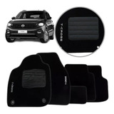 Tapete Bordado Carro Logo Novo T cross Sense Tsi 2020 Pcd