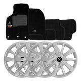 Tapete Bordado Citroen C3 2013 2014 Calota Aro 15 869ar