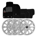 Tapete Bordado Citroen C3 2013 2014 Calota Aro 15 869ar