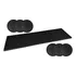 Tapete Borracha Bar Mat 50x15cm + 6 Lindos Porta Copos