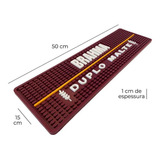 Tapete Borracha Bar Mat Duplo Malte Esteira 12 Porta Copos