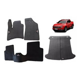 Tapete Borracha Completo Fiat Toro C tras inteiriço caçamba