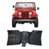 Tapete Borracha Original Jeep Willys Cj5 Assoalho Da Cabine.