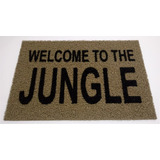 Tapete Capacho 60x40 Welcome To The Jungle Porta Apto Guns