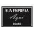 Tapete Capacho 80x50 Personalizado Logomarca Empresa Loja