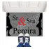 Tapete Capacho 90x60 Sr Sra Personalizado C/ Seu Nome - 13mm Desenho Do Tecido Trama Vinílica 13mm Emborrachado Antiderrapante