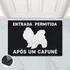 Tapete Capacho Entrada Cafuné Shih Tzu 60x40 Cachorro Shitzu Comprimento 60 Cm Cor Branco Largura 40 Cm