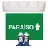Tapete Capacho Paraíso 60x30 Porta Apartamento Casa Decor 13 Cor - Desenho Do Tecido Trama Vinílica 13mm Emborrachado Antiderrapante