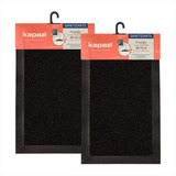 Tapete Capacho Sanitizante Higienizador 38 Cm X 58 Cm Kit 2