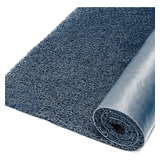 Tapete Capacho Vinil 12mm Rolo Bobina Com 3 Metros Rm Decor Comprimento 3 M Cor Azul marinho Desenho Do Tecido Liso Largura 1 2 M