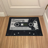Tapete Capacho Vintage Rockn Roll Fita Cassete The Doors K7