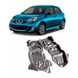 Tapete Carpete Assoalho Vinil Fosco Nissan March Ate 2021