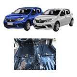 Tapete Carpete Assoalho Vinil Verniz Renault Sandero Todos