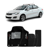 Tapete Carpete Bordado Citroen C4 Lounge 5 Peças