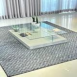 Tapete Carpete Para Sala Cinza 1 50x2 00 