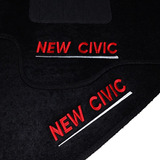 Tapete Carpete Personalizado Bordado New Civic
