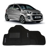 Tapete Carpete Picanto 2011 2012 2013 2014 2015 2016 Preto