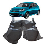 Tapete Carpete Vinil Liso Grafite Nissan March Ate 2020