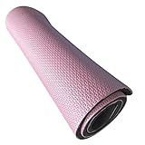 Tapete Colchonete  Yoga  Pilates  Fitness  Ginástica  1m X 50cm X 10mm  Pink 