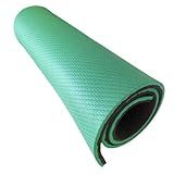 Tapete Colchonete Yoga Pilates Fitness Ginástica 1m X 50cm X 10mm Verde 