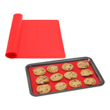 Tapete Culinário Silicone Antiaderente Massas Bolos 43x28 Cm