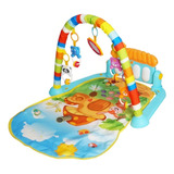 Tapete De Atividades Bebe Infantil Musical Mobile Piano 5 Brinquedos Interativo Importway Bwtip 001