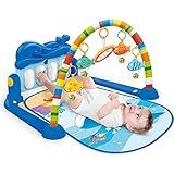 Tapete De Atividades Com Play Piano Baleia Azul Maxibaby