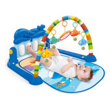 Tapete De Atividades Com Play Piano Baleia Azul Maxibaby