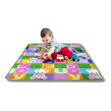 Tapete De Atividades Dupla Face Interativo Bebe Seguro 120cm