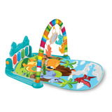 Tapete De Atividades Para Bebê Piano Play Funny Dino Maxi Baby