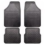 Tapete De Borracha PVC Para Carro Automotivo Universal Todos Carpete Tradicional 4 Peças