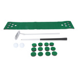 Tapete De Colocação 12 Putting Green 2 Bolas 1 Taco Para Jog