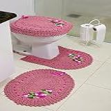 tapete croche banheiro