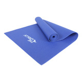 Tapete De Exercício Premium Es310 Azul Yoga Pilates Treino