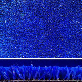 Tapete De Grama Sintética Azul 2x12  24m     12mm