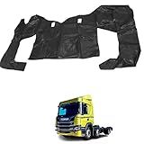 TAPETE DE VINIL PRETO PARA SCANIA HIGHLINE P AUTOMATICO COM CAPO ANO 2010