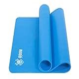 Tapete De Yoga Mat Em Nbr 10mm   Odin Fit   Azul