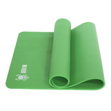 Tapete De Yoga Mat Em Nbr 10mm Premium   Odin Fit Cor Verde
