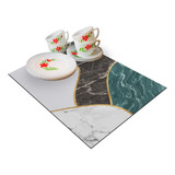 Tapete Escorredor Absorvente De Pia Louça Copo Cozinha 38x50