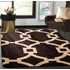 Tapete Estampado 150x200 Sala Veludo Luxuoso Aveludado Cor Tabaco Supremo  2018