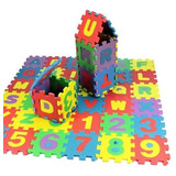 Tapete Eva Infantil Letras E Números Tatame Colorido 36 Toys
