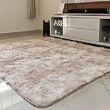 Tapete Felpudo Macio Pelos Alto 2 00 X 2 50 BEGE MESCLADO