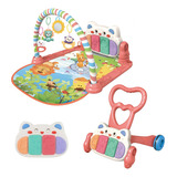 Tapete Ginásio Musical Para Bebê 3 Em 1 Smile Rosa Maxi Baby