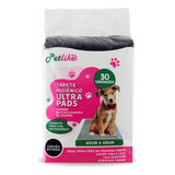 Tapete Higiênico Cachorro Ultra Pads Carvão Ativado Pet Like 60x60 30 Unidades