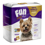 Tapete Higiênico Fun Pads 80x60 Cm 30 Un Ultra Absorvente
