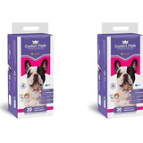 Tapete Higiênico Para Cães 80x60 Super Seção Pet 60 Unidades