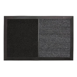 Tapete Higieniza E Seca 2x1 Ambiente Porta Entrada Antivírus Cor Preto Desenho Do Tecido Secar Os Pés sanitizar