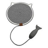Tapete Horizontal Cat Scratcher Com Bola De Peixe Preta M