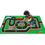 Tapete Ilustrativo Pista Para Carrinho Hot Wheels 150x70cm